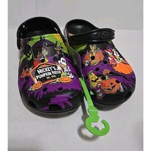 Disney Parks Halloween 2024 Mickey’s Pumpkin Patch Adult Clogs Crocs Size M8/W10